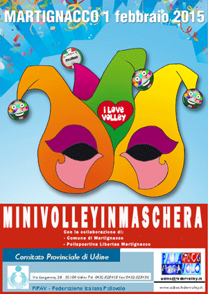 Locandina MiniVolleyInMaschera 2015